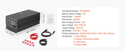 Charger l'image dans la visionneuse de galerie, Amocart Sump Pump Battery Backup System 1500W / 3000W Auto Switches to Battery Inverter for Continuous Sump Pump Operation