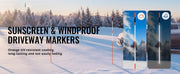 Bild in Galerie-Viewer laden, Amocart Driveway Markers 48 inch 0.4 inch Diameter Fiberglass Poles Snow Stakes For Parking Lots Walkways Easy Visibility