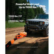 Bild in Galerie-Viewer laden, Amocart 10T Snatch Block Towing Pulley 22000Lbs Winch Breaking Force Tackle System Offroad Recovery Accessory for Tractor UTV