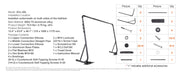 Charger l'image dans la visionneuse de galerie, Amocart Hot Tub Cover Lift Spa Cover Lift Height 31.5"-41.3" Width 57"-92.5" Adjustable Installed Underneath Both Side Suitable