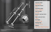 Charger l'image dans la visionneuse de galerie, Amocart SFC 2PCS Linear Guide Rails SFC16 SFC20 1000/2000mm & 4 Slide Blocks High Load-Bearing for DIY CNC Routers Lathes Mills