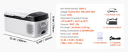 Bild in Galerie-Viewer laden, Succebuy 15-55L Portable Cooler Electric Compressor 12V/24V DC 110-240V AC Freezer Refrigerator for Home