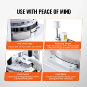 Charger l'image dans la visionneuse de galerie, SucceBuy Dough Divider Rounder 10PCS Manual Dough Equal Divider Machine Hand Press Dough Cutter with Steel Tray and Blade
