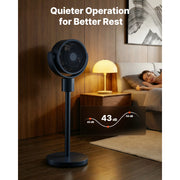 Load image into Gallery viewer, Amocart 7in/9in/18in Pedestal Fan with DC Motor Remote Control 9/12 Speeds & 3/4 Modes Adjustable Height for Home Living Room