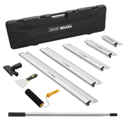 Charger l'image dans la visionneuse de galerie, Amocart Drywall Skimming Blade Set 10/16/24/32/40 inch Skimming Blades + 34-81.6 in Extension Handle Pole Stainless Steel Knife