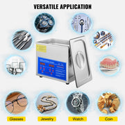 Charger l'image dans la visionneuse de galerie, Amocart 1.3L 2L 3L 6L 10L 15L 22L 30L Ultrasonic Cleaner Lave-Dishes Portable Heated Washing Machine Ultrasound Home Appliances