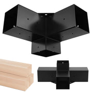 Bild in Galerie-Viewer laden, Amocart Pergola Bracket Kit 160x160 x150cm 4pcs 3/4Way Easy Installation For Gazebos Patio Pergolas Log Cabin Outdoor Hardware
