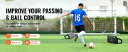 Charger l'image dans la visionneuse de galerie, Amocart Soccer Rebounder Board Portable Soccer Wall with 2 Angles Rebound Foldable HDPE Kickback Rebound Board for Adults