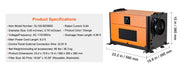 Bild in Galerie-Viewer laden, Amocart Commercial Dehumidifier with Drain Hose for Crawl Spaces Basements Warehouse & Job Sites Large Capacity Dehumidifier