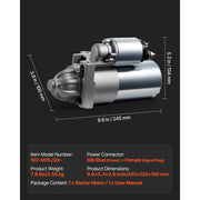 Charger l'image dans la visionneuse de galerie, Amocart Starter 17841 Motor Replacement Compatible with Pontiac Vibe L4 1.8L 2003-2008 Toyota Corolla/Matrix L4 1.8L 2003-2008