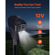 Charger l'image dans la visionneuse de galerie, Amocart 5000Lbs Electric Trailer Jack RVs Power Tongue Jack with 2 Way Connector & Crank Handle 10"-28.3" Lift for Camper