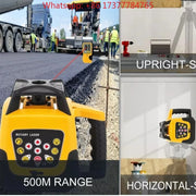 Load image into Gallery viewer, 360Level 500m Fully Automatic Rotary Rotating Line Level Self-Leveling Tool for Construction