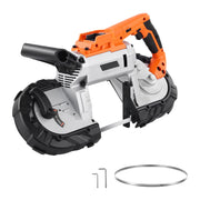 Charger l'image dans la visionneuse de galerie, Amocart 20V Portable Band Saw 2.5-In/5-In Deep Cut 360W Bandsaw 0-120/192 m/min Variable Speed with Brushless Motor Hang Hooks