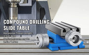 Charger l'image dans la visionneuse de galerie, Amocart Milling Working Table 7.3 X 4 Inch Worktable Compound Slide Table for All Drill Stands Bench Drilling Milling Machine