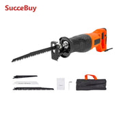 Bild in Galerie-Viewer laden, Amocart Corded Reciprocating Saw 120 Volt 7.5 Amp 2800 SPM Variable Speed, 1-1/8 inch Stroke Length Electric Reciprocating Saw