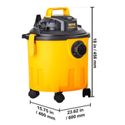 Bild in Galerie-Viewer laden, Amocart Stainless Steel Wet Dry Shop Vacuum Wet Dry Vac Powerful Suction Small Shop Vac Perfect for Carpet Debris Pet Hair