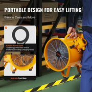 Bild in Galerie-Viewer laden, Amocart Portable Ventilation Fan 350W/550W/1100W Industrial Exhaust Fan Air Clean Extractor Blower for Factory Warehouse