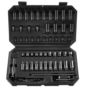 Charger l'image dans la visionneuse de galerie, Amocart Drive Impact Socket Set Deep Shallow Socket Set CR-V Alloy Steel Auto Repair Easy-to-Read Size Markings Storage Case