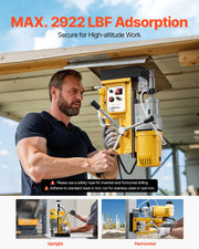 Bild in Galerie-Viewer laden, Amocart Magnetic Drill Boring Diameter Portable Electric Mag Drill Press Drilling Machine Metal Surface Industrial Improvement