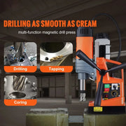 Charger l'image dans la visionneuse de galerie, Amocart 1300W/1400W Magnetic Drill Press 2" Electric Drilling Machine 1-Second Quick Release Power Drill