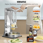 Load image into Gallery viewer, Amocart Commercial French Fry Cutter with 4 Replacement Blades Lemon Potato Cutter for French Fries with Extended Handle