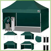 Load image into Gallery viewer, 10x15 Pop Up Canopy Tent, Commercial Gazebo with 4 Walls, UV & Water Resistant, Heavy Duty Outdoor Shelter
