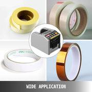 Bild in Galerie-Viewer laden, SucceBuy ZCUT-9 Automatic Tape Cutting Machine Paper Slitting Dispenser 6-60mm Adhesive Electric Tape Cutter for Product Package
