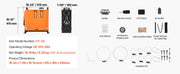Bild in Galerie-Viewer laden, Amocart Diesel Heater 8KW Diesel Air Heater with LCD Panel and Remote Control Parking Heater Low Noise for Truck Trailer Boat