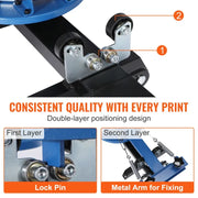 Bild in Galerie-Viewer laden, Amocart Screen Printing Machine 360° Rotable Silk Screen Printing Press 54x45cm Screen Printing Press Adjustable Tension