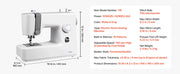Charger l'image dans la visionneuse de galerie, Amocart Computerized Sewing Machine 18/60/200 Stitch Applications LED Screen Foot Pedal and LED Light Heavy-Duty Metal Frame