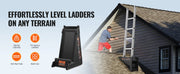 Bild in Galerie-Viewer laden, Amocart Ladder Levler 380lbs Load PP Ladder Leveling Tool Pitch Hopper Stair Ladder Stabilizer with Storage Easy to Use Stable