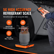 Bild in Galerie-Viewer laden, Amocart Refrigerant Scale 110/220 LBS HAVC Charging Recovery Freon Scale with Wired Remote Control 2/5g Precision Electronic
