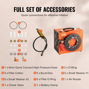 Bild in Galerie-Viewer laden, Amocart PCP Air Compressor 4500PSI/30Mpa Portable PCP Pump Compressor Water-Free Air Rifle Paintball Scuba Tank Compressor