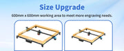Charger l'image dans la visionneuse de galerie, Twotrees TTS-20 Max Metal 20W Laser Engraving Machine 600x600mm Laser Cutting Machine For Cutting MDF Acrylic cnc laser engraver