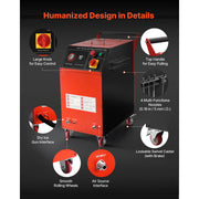 Charger l'image dans la visionneuse de galerie, Amocart Dry Ice Blasting Machine 7.5/5KG Dry Ice Cleaning Machine with 4 Nozzles Adjustable Pressure & Dry Ice 110V/220V