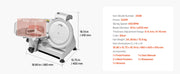 Charger l'image dans la visionneuse de galerie, Amocart 6.7-10 inch Meat Slicer Electric Deli Slicer Machine with two SUS420 Blades Home Food-Slicer for Meat, Ham, Baguett