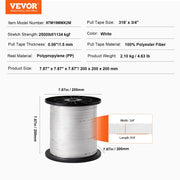 Charger l'image dans la visionneuse de galerie, Amocart Polyester Pull Tape Mule Flat Rope Printed Webbing Cable Pulling Tape for Packaging Gardening Electrical Conduit Work