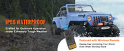 Charger l'image dans la visionneuse de galerie, Amocart 4500lbs ATV/UTV Electric Winch Nylon/Steel Rope Winch with Wireless/Wired Remote for Truck Car Towing Jeep Off-Road SUV