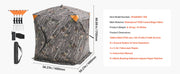 Bild in Galerie-Viewer laden, Amocart Hunting Blind, 270° See Through Ground Blind, 2-3 Person Pop Up Deer Blind for Hunting with Carrying Bag, Portable Tent