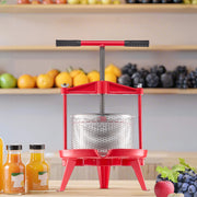 Bild in Galerie-Viewer laden, Amocart 9L 14L Fruit Wine Press Stainless Steel Basket with Cross-beam and Triangular Structure Manual Juice Maker for Kitchen