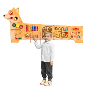 Bild in Galerie-Viewer laden, Amocart Puppy Kids Wall Busy Panels 12 Activities Board Montessori Sensory Learning Activity Center for Children Playroom Toys