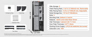 Charger l'image dans la visionneuse de galerie, SucceBuy 3-8 Rifles Gun Safe w/ Digital Keypad & Lock Gun Storage Cabinet with Removable Storage Shelf for Home Long Gun Pistols