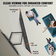 Charger l'image dans la visionneuse de galerie, Amocart Full Motion TV Mount Fit for 26-90in TVs Swivel Tilt Horizontal Adjustment TV Wall Mount Bracket W/ Articulating Arms