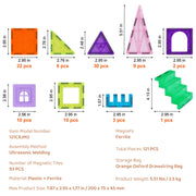 Charger l'image dans la visionneuse de galerie, Amocart 121PCS Magnetic Building Blocks Set Construction Puzzle Magnetic Sheet Tiles Boys Girls Children Montessori Toys Gifts