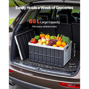 Load image into Gallery viewer, SucceBuy 2/3Packs 65L Plastic Collapsible Storage Bins Stackable Folding Crates Containers Space-Saving Basket for Home Organize