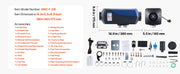 Charger l'image dans la visionneuse de galerie, Amocart 8KW Diesel Heater DC 12V/24V All in One Portable Diesel Air Heater Car Heater with LCD Display Low Noise ,for Vans RVs
