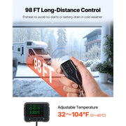 Charger l'image dans la visionneuse de galerie, Amocart 8KW Diesel Air Heater DC12-24V Diesel Parking Heater with Remote Control Voice Announcement Car Heater Fit for RV Truck