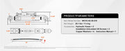 Charger l'image dans la visionneuse de galerie, Amocart Hydraulic Top Link Cat.1-1 Hydraulic Cylinder with 2 Hoses&G3/8" Check Valve High-Sealing Check Valve Easy Installation