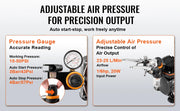 Bild in Galerie-Viewer laden, Amocart Airbrush Kit, Dual Fan Air Compressor Professional Airbrushing System Kit Airbrushes Mixing Wheel Cleaning Brush Set