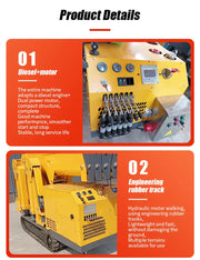Load image into Gallery viewer, Customized Crawler Telescopic Boom Spider Crane with Hydraulic Remote Control,with Long Arm Fly Jib